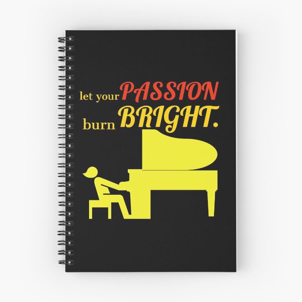 Item preview, let your passion burn bright. person playing piano designed and sold by doctors-apparel.