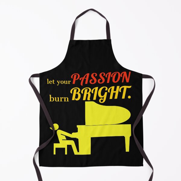 Item preview, let your passion burn bright. person playing piano designed and sold by doctors-apparel.