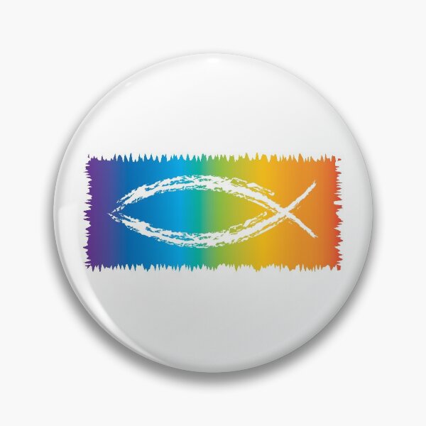 Item preview, Rainbow Jesus fish designed and sold by davetdesigns.