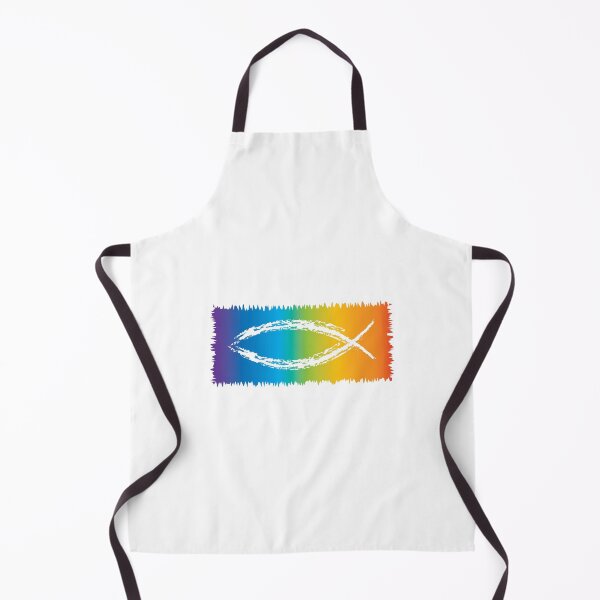 Item preview, Rainbow Jesus fish designed and sold by davetdesigns.