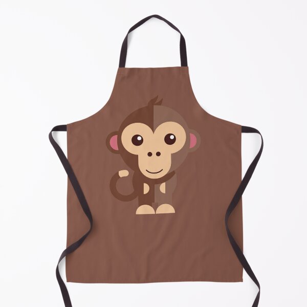 Cute Monkey Aprons | Redbubble