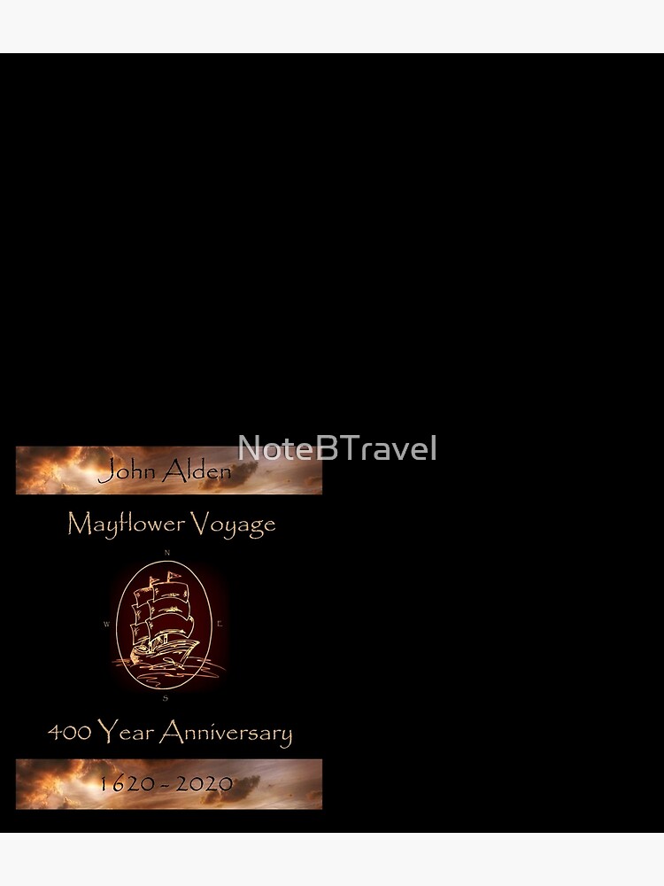 "400-jähriges Jubiläum von Mayflower - John Alden 1620 - 2020" Rucksack