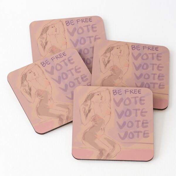 Item preview, Be Free. Vote! designed and sold by Susan R. Kirshenbaum.
