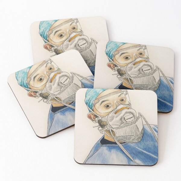 Item preview, nurse in mask designed and sold by KoaLau.