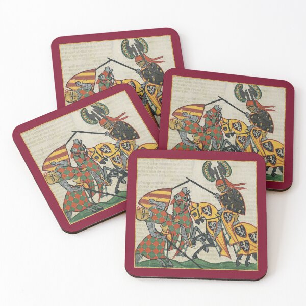 Item preview, The Joust Medieval Illumination designed and sold by Erin Rado.