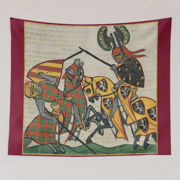Item preview, The Joust Medieval Illumination designed and sold by Erin Rado.