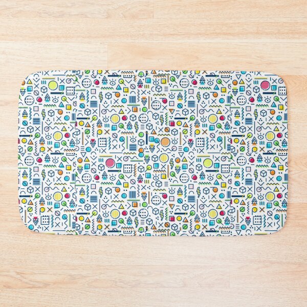 Item preview, Retro 80's 1980's Vintage Pattern designed and sold by digitalvintage.