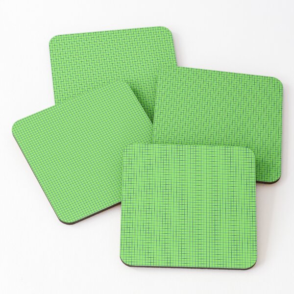 Artikelvorschau, Retro 80's 1980's Vintage Neon Green Graph Paper Pattern entworfen und verkauft von digitalvintage.