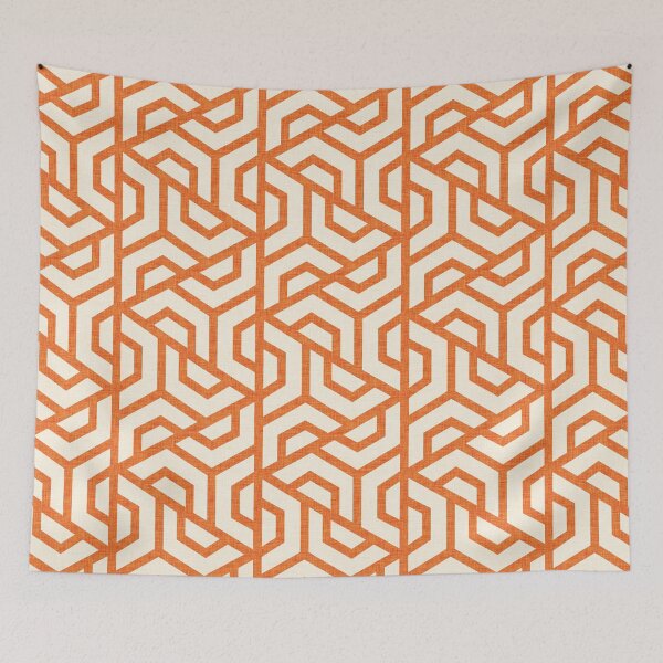 Item preview, Maze Orange-Ivory designed and sold by susycosta.