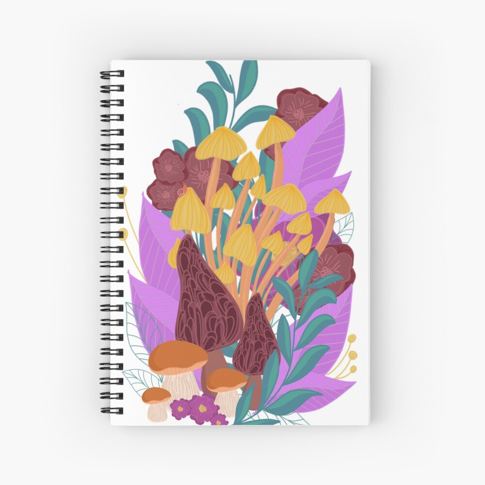 Colorful Mush Spiral Notebook