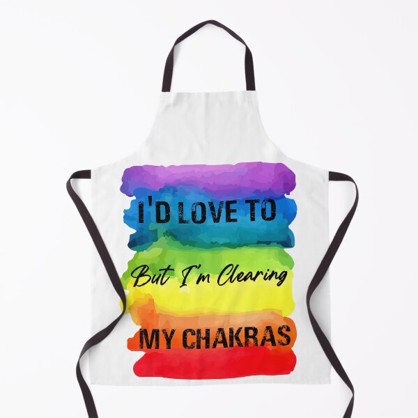 Item preview, I'd Love To But I'm Clearing My Chakras 7 Colors Reiki Rainbow designed and sold by ChakraShine.