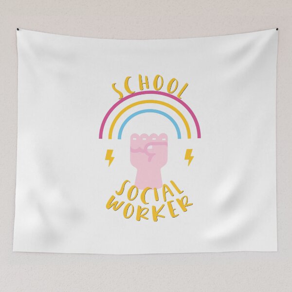 Item preview, School Social Worker designed and sold by EvyStickersx.