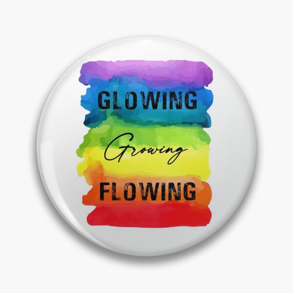 Item preview, Glowing Growing Flowing Chakras 7 Colors Reiki Rainbow designed and sold by ChakraShine.