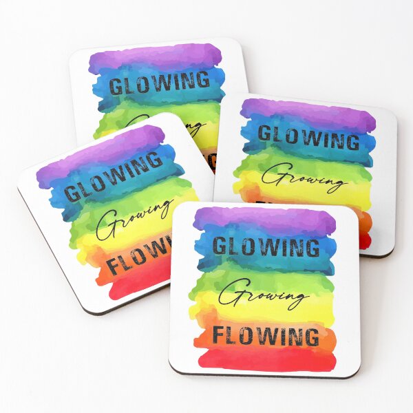 Item preview, Glowing Growing Flowing Chakras 7 Colors Reiki Rainbow designed and sold by ChakraShine.
