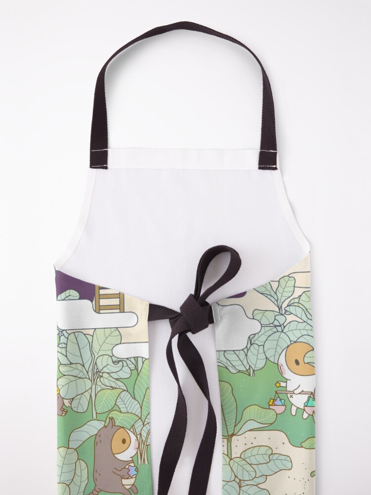 Alternate view of Bubu the Guinea pig Horoscope Land Apron