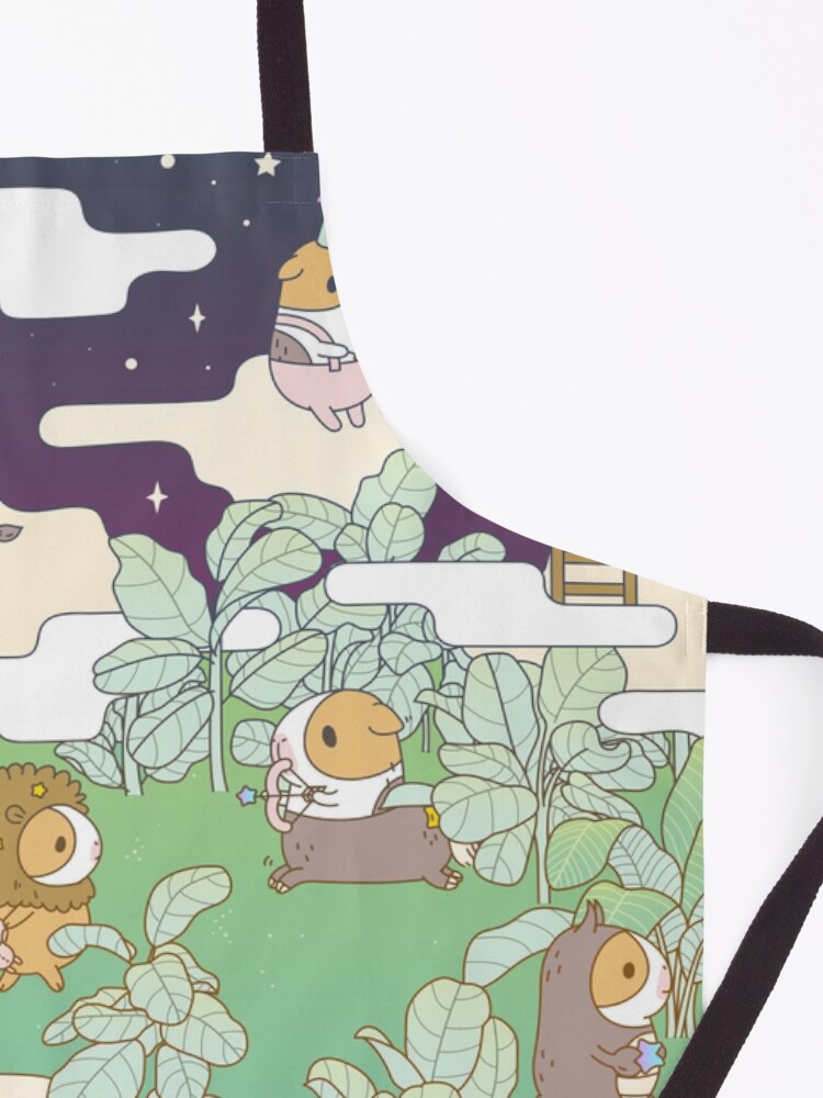 Alternate view of Bubu the Guinea pig Horoscope Land Apron