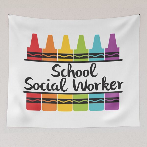 Item preview, School Social Worker designed and sold by EvyStickersx.
