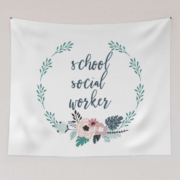 Item preview, School Social Worker designed and sold by EvyStickersx.