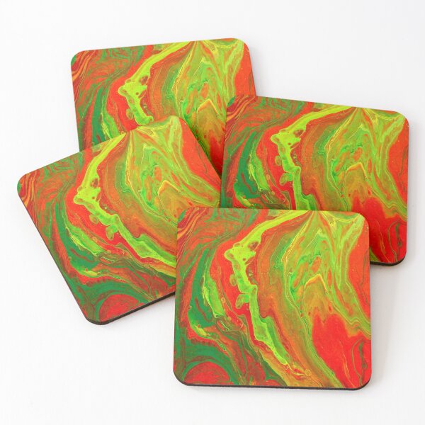 Item preview, Christmas Fluid Art Pour designed and sold by justingrenie.