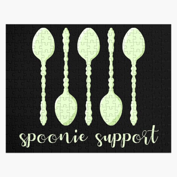 Spoonie Support (Light Green) Jigsaw Puzzle