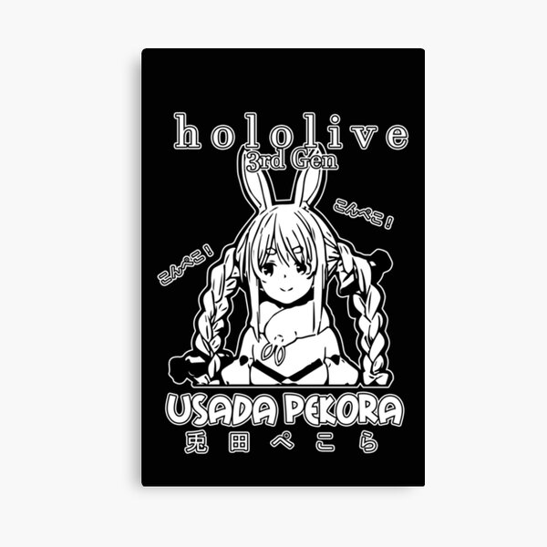 Pekora Hololive Canvas Prints | Redbubble