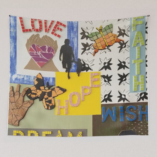 Item preview, Love Faith Hope Wish and Dream Board designed and sold by daybreakagain.