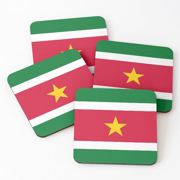 Item preview, Suriname Flag designed and sold by flagshop.