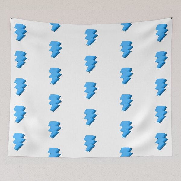 Item preview, Blue lightning bolt designed and sold by Olivia Bracco.