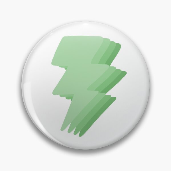 Item preview, Green lightning bolt designed and sold by Olivia Bracco.