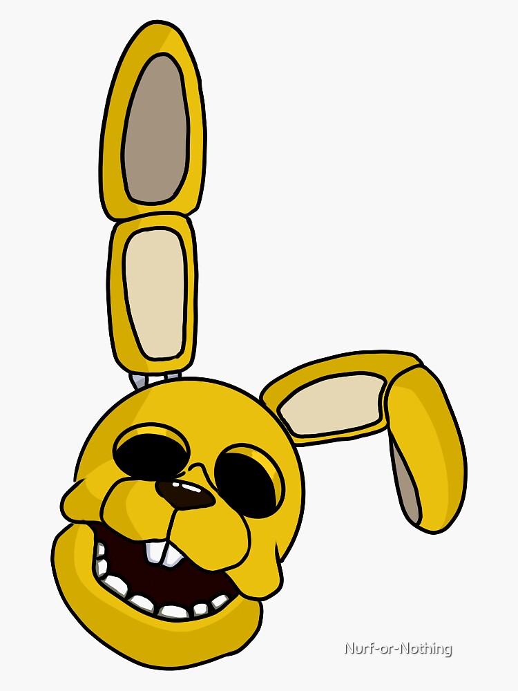 Spring Bonnie Fnaf World Sticker - Spring Bonnie Fnaf world