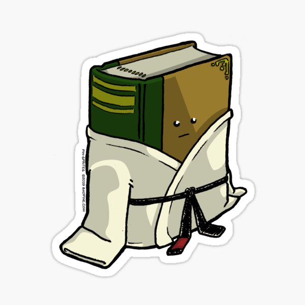 Pin-Sprites - Book in a Gi - Color/Face Sticker