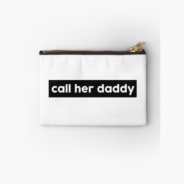 Item preview, call her daddy block sticker // black designed and sold by scribblesbysar.