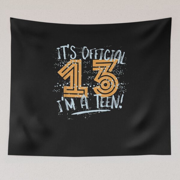 Item preview, It's Official I'm A Teen 13th Birthday designed and sold by JPKallas.