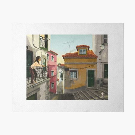 Greeting the day Art Board Print
