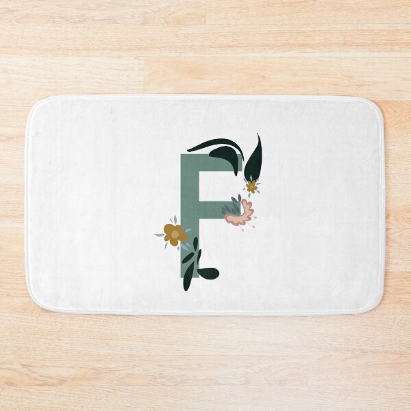 Item preview, Floral letter F designed and sold by Leshlie Guzmán.