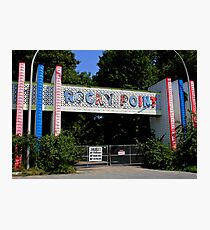 Rocky Point Amusement Park Photographic Print