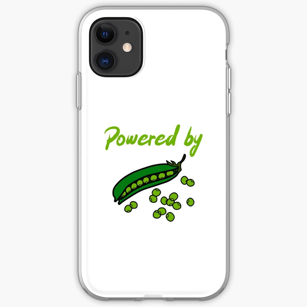 Powered by Peas iPhone Case & Cover