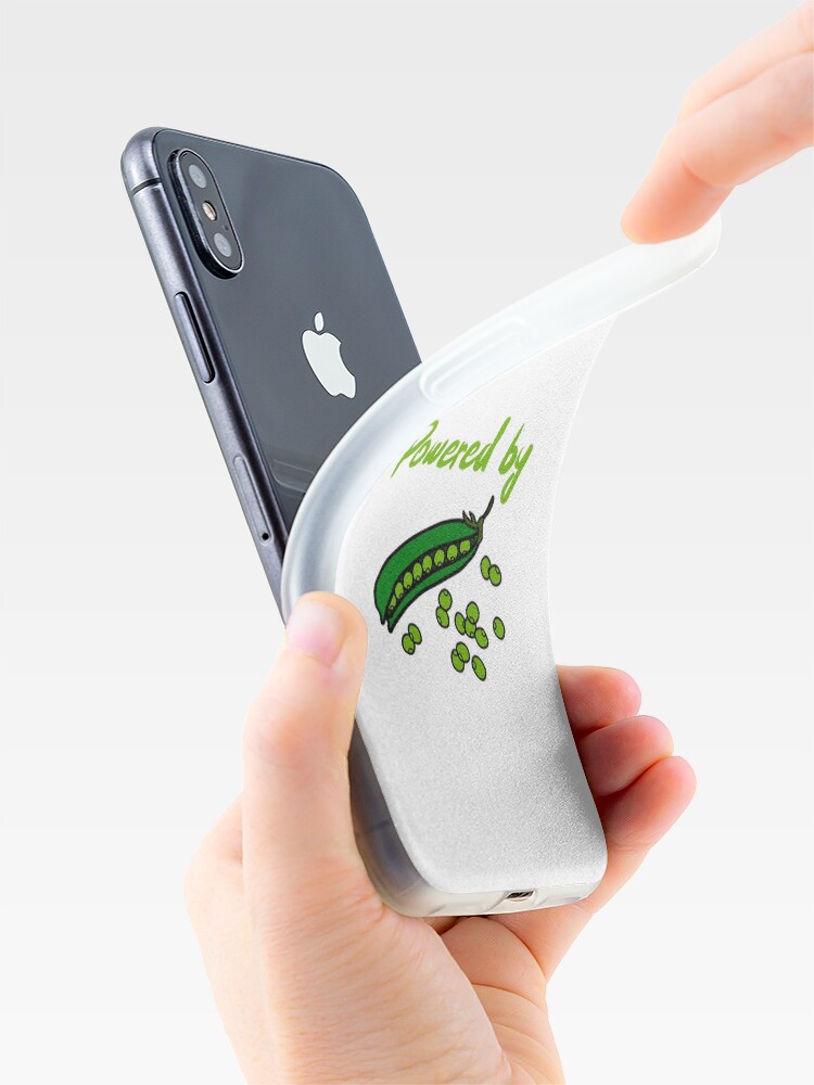 Alternate view of Powered by Peas iPhone Case & Cover