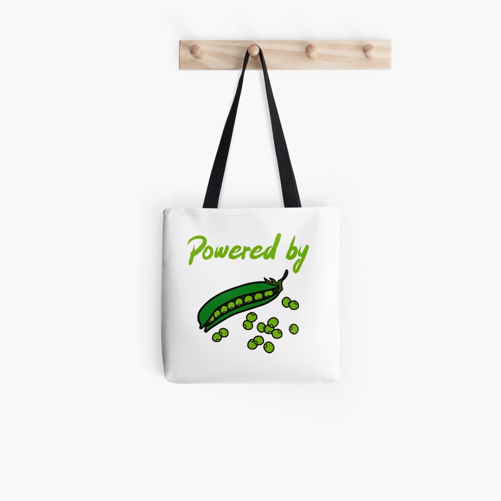 Powered by Peas Tote Bag