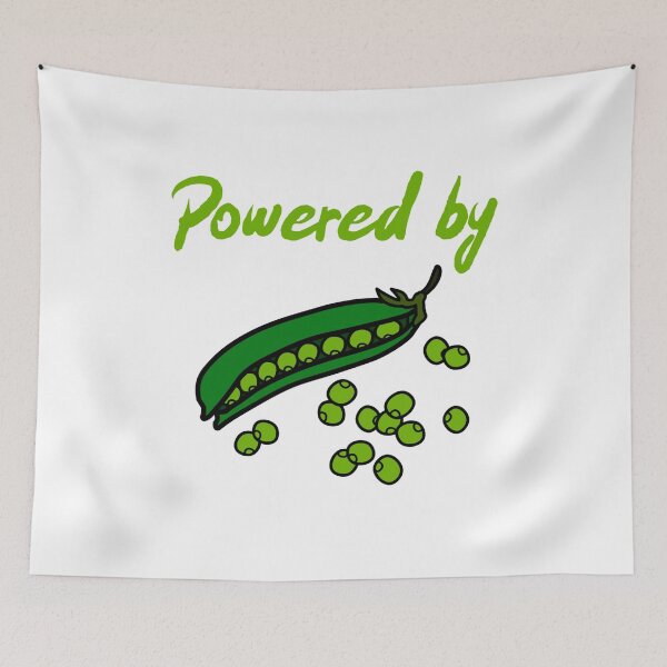 Item preview, Powered by Green Peas Vegetables Veggie Lovers Plant Based Food designed and sold by Sweevy Swag.