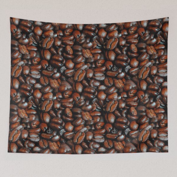 Item preview, Hot Coffee Beans Pattern designed and sold by bloomingvine.