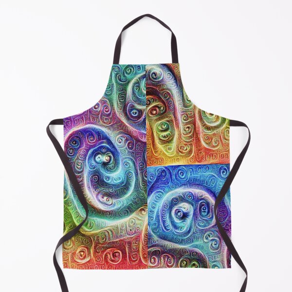 Item preview, DeepDream Tomato Steelblue 5x5K v9 designed and sold by blackhalt.