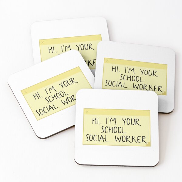 Item preview, School Social Worker designed and sold by EvyStickersx.
