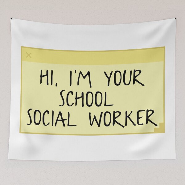 Item preview, School Social Worker designed and sold by EvyStickersx.