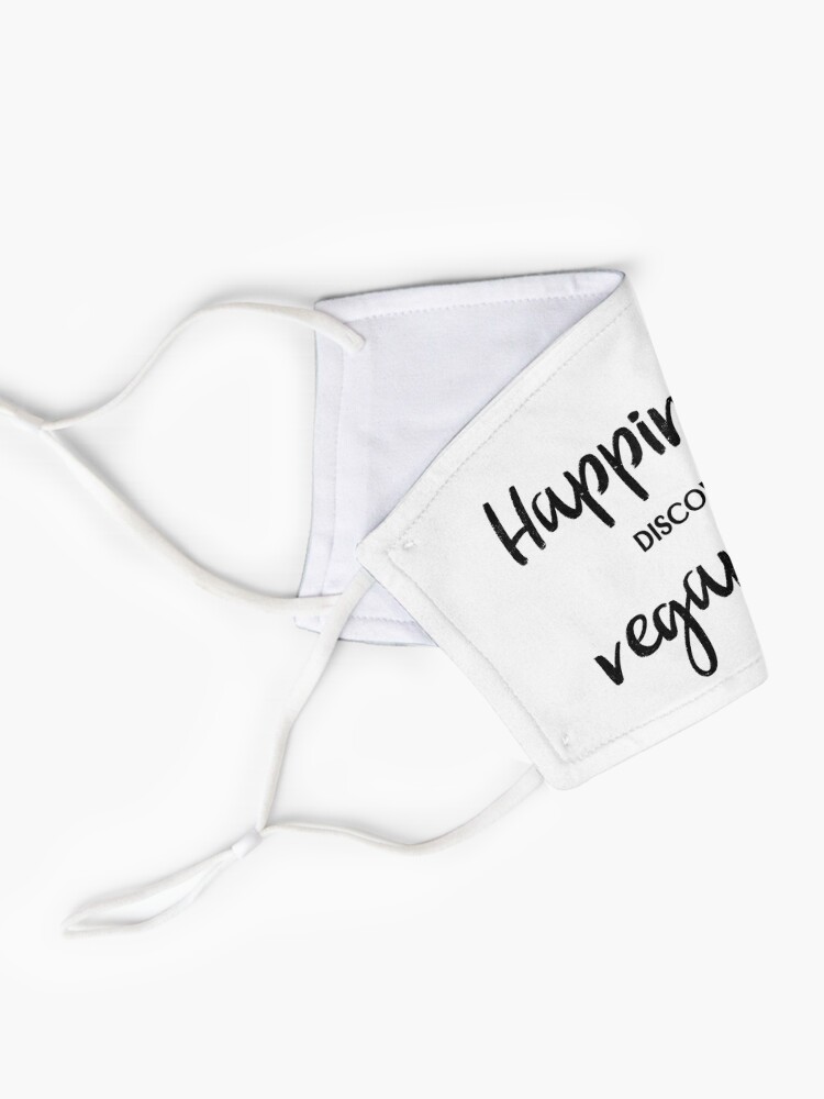 Alternate view of Happiness is Discovering a Vegan Option Mask