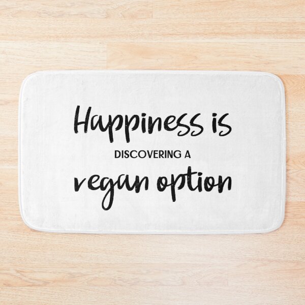 Item preview, Happiness is Discovering a Vegan Option designed and sold by Sweevy Swag.