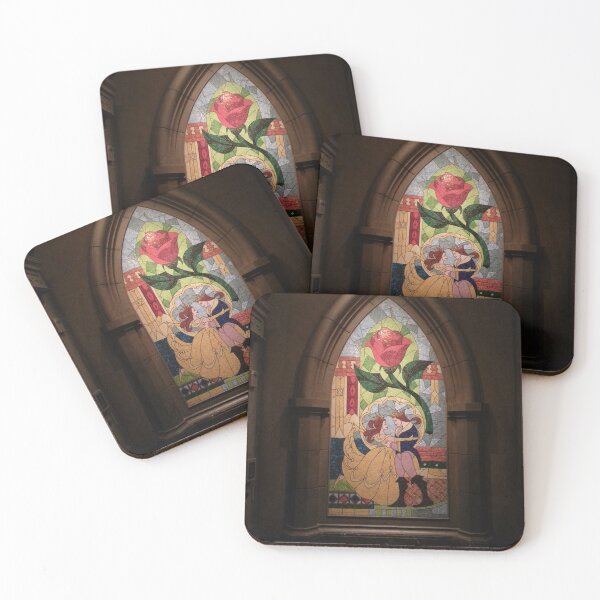 Item preview, Beauty and the Beast window mosaic designed and sold by stina-bee.