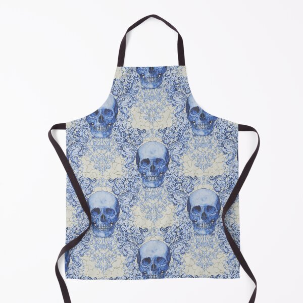 Artikelvorschau, Blue Willow Skull Muster entworfen und verkauft von ShayneoftheDead.