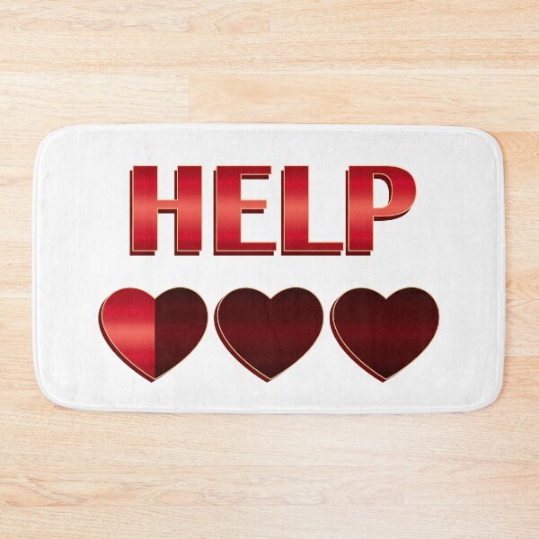 Item preview, HELP (I'm low on health) designed and sold by SarcasticWords.