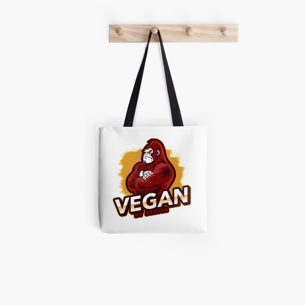 Vegan By Design Strong Gorilla Plant Based Protein Tote Bag